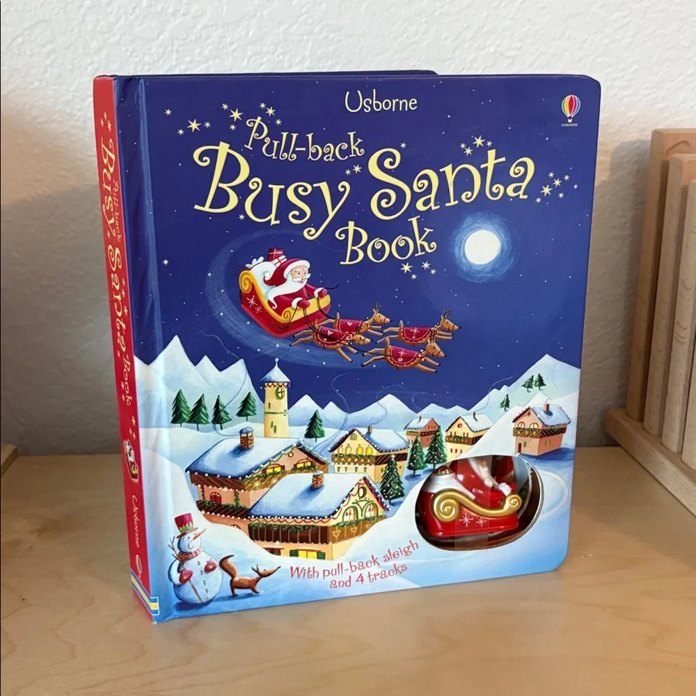 Usborne Pull-back Busy Santa Book